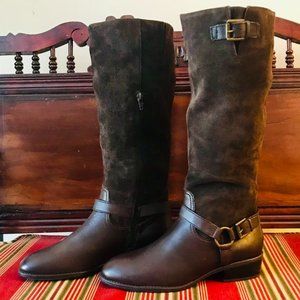 NWOT Wide Calf Lauren by Ralph Lauren MCLEOD Boots